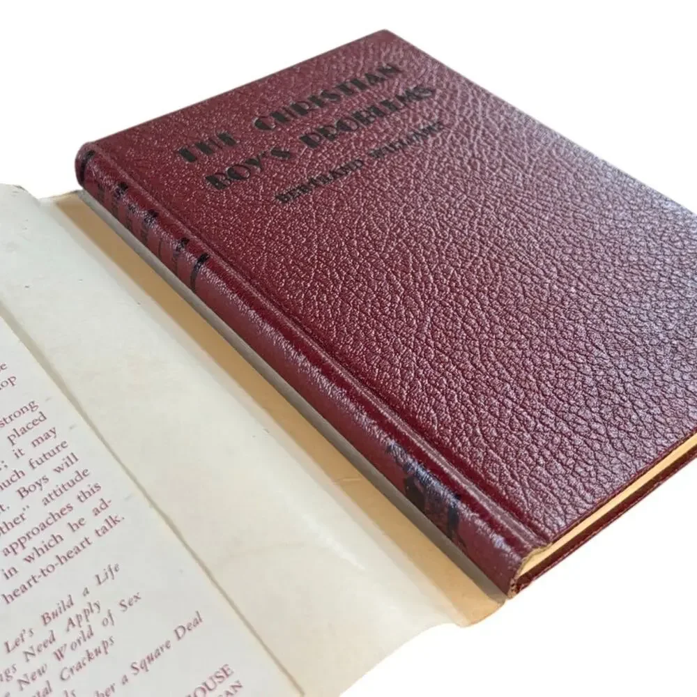 Vintage 1943 Christian Boy's Problems Book by Bertrand Williams, Zondervan, HCDJ